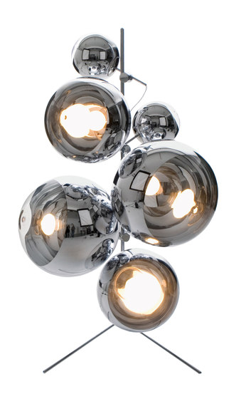 Mirror Ball Tripod Stand Chrome | Lampade piantana | Tom Dixon