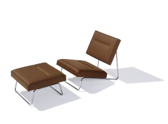 Lounge chair/ottoman Hirche | Poltrone | Richard Lampert