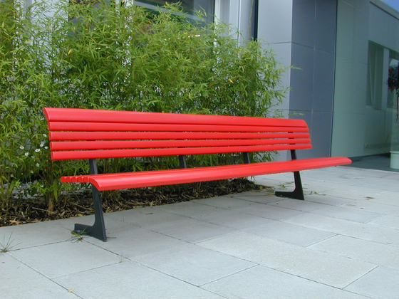 Campo Bench with backrest | Bancs | BURRI
