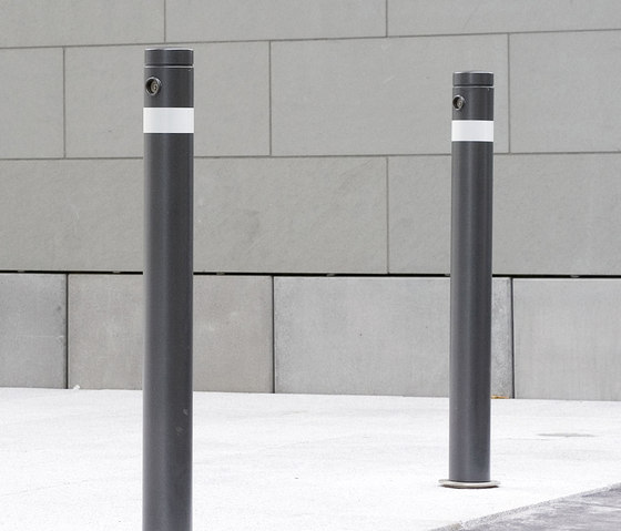 Public Bollard removable barrier post – Uni & Millenium | Bolardos | BURRI