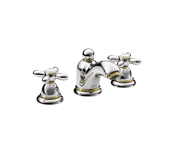 AXOR Carlton 3-hole basin mixer for hand basins with cross handles DN15 | Wash basin taps | AXOR