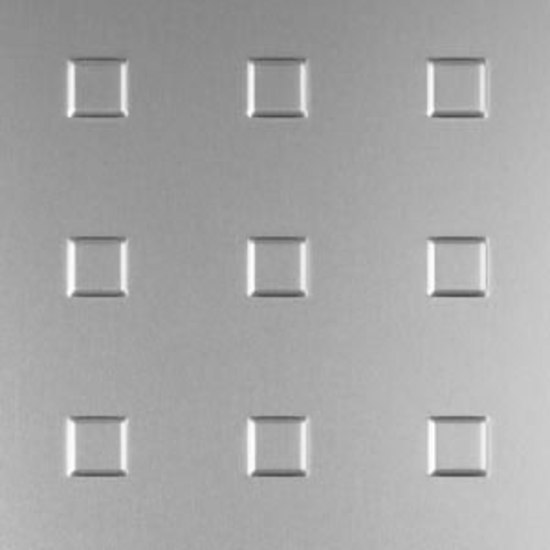 Square | 29 aluminium sheet | Plaques de métal | Fractal