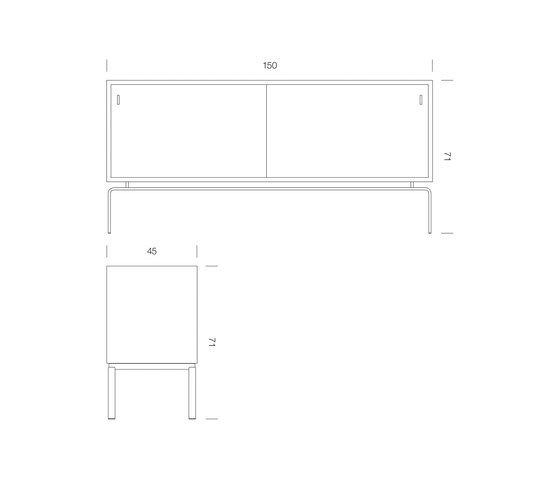 FK 150 Sideboard | Credenze | Lange Production