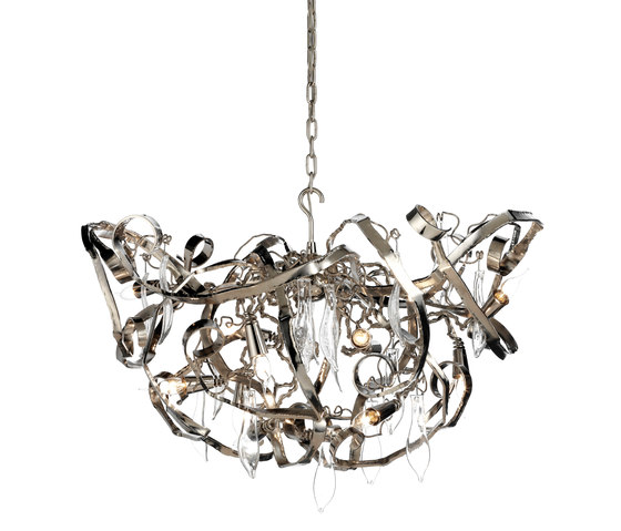 Delphinium chandelier round | Kronleuchter | Brand van Egmond