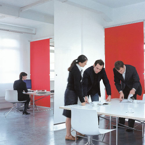 Profil 33 open-plan room divider | Office Pods | Rosso