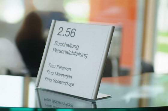 tube+panel table-top signs | Cancelleria | Meng Informationstechnik