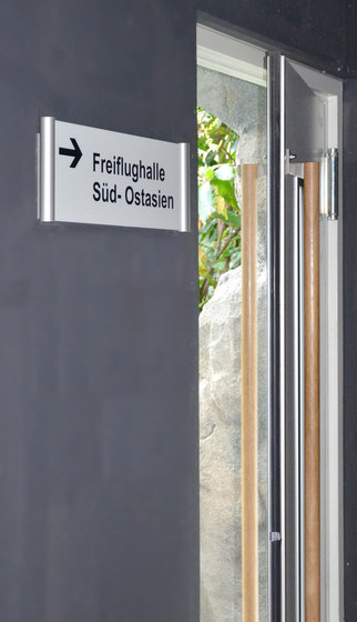 tube+panel Direction signs wall-mounted | Symbols / Signs | Meng Informationstechnik