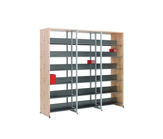 Littbus Wood / Double sided 542x2044 mm | Shelving | Lustrum