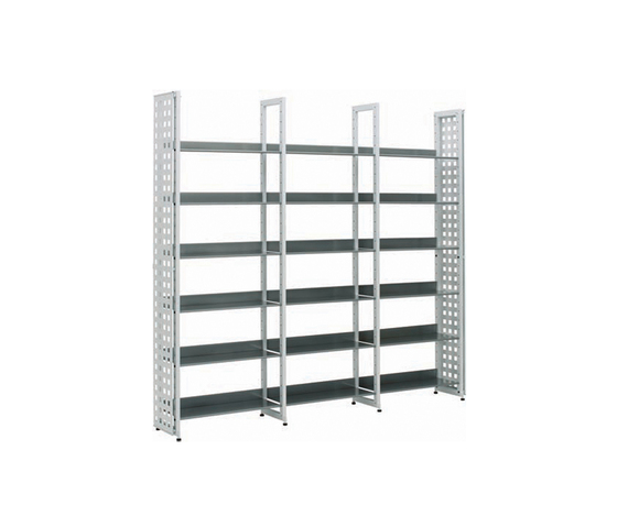 Littbus Perforated Steel / Single sided 290x2044 mm | Shelving | Lustrum