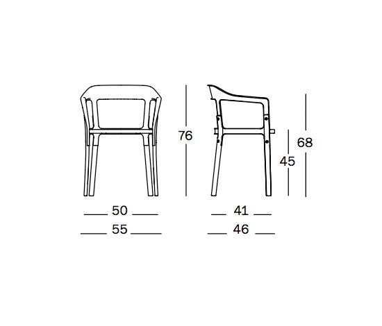 Steelwood Armlehnstuhl | Stühle | Magis