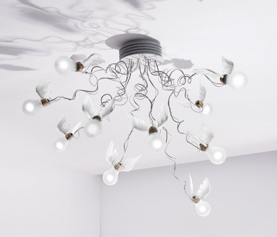 Birds | Birdie's Nest LED | Lámparas de techo | Ingo Maurer