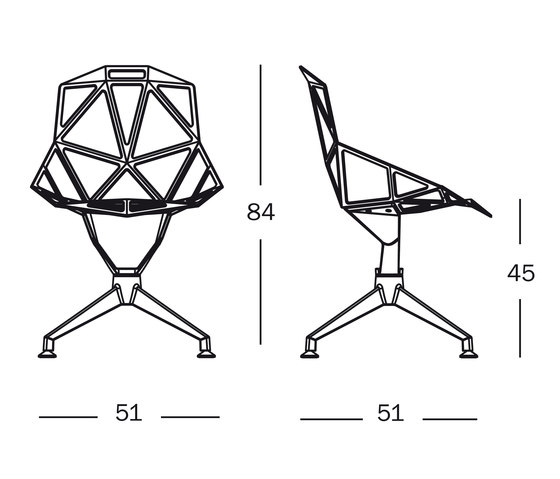Chair_One_4Star | Chairs | Magis