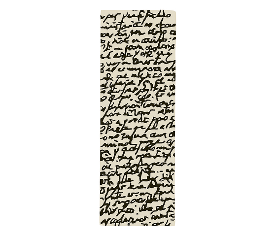 Black on white Manuscrit | Rugs | Nanimarquina