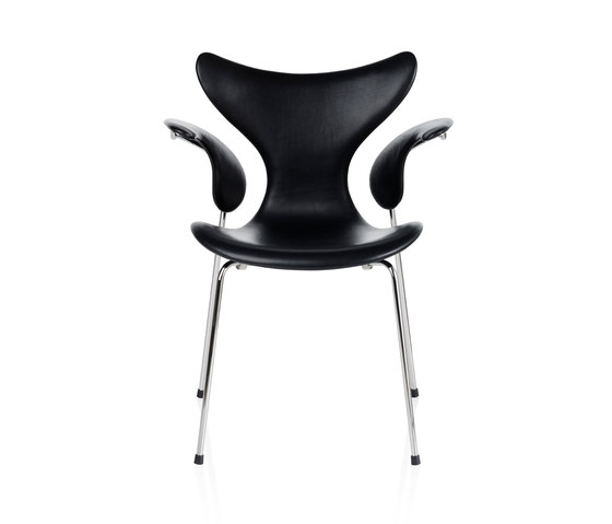 Lily™ | 3208 | Chair | Fully upholstered | Chrome base | Sedie | Fritz Hansen