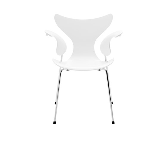 Lily™ | 3208 | Chair | Fully upholstered | Chrome base | Chairs | Fritz Hansen