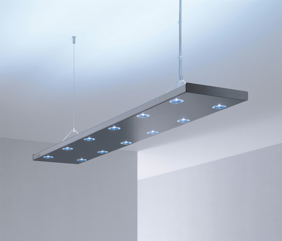 HYBRID LED Suspended Luminaire | Suspended lights | Waldmann