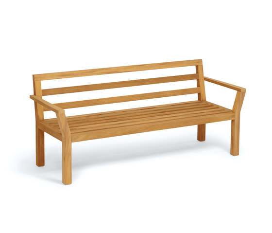 New Hampton Bench with armrests | Panche | Weishäupl