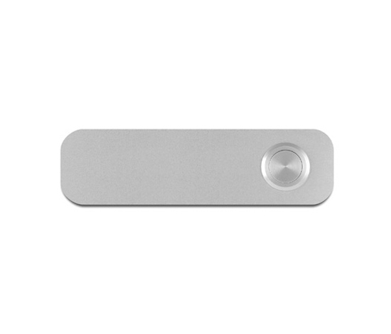 Doorbell panel aluminium | Sonnettes / Plaques de sonnettes | Serafini