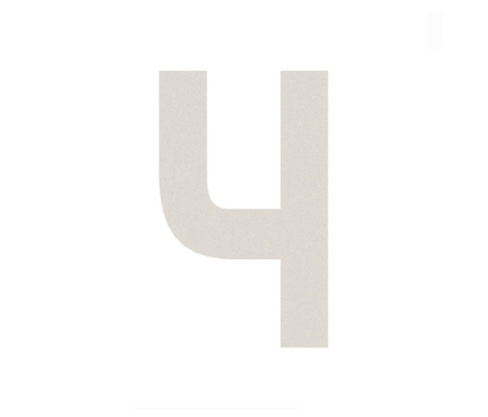 House No. aluminium | House numbers / letters | Serafini