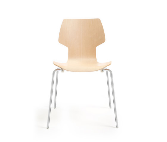 Gràcia | chair oak chromed | Chairs | Mobles 114