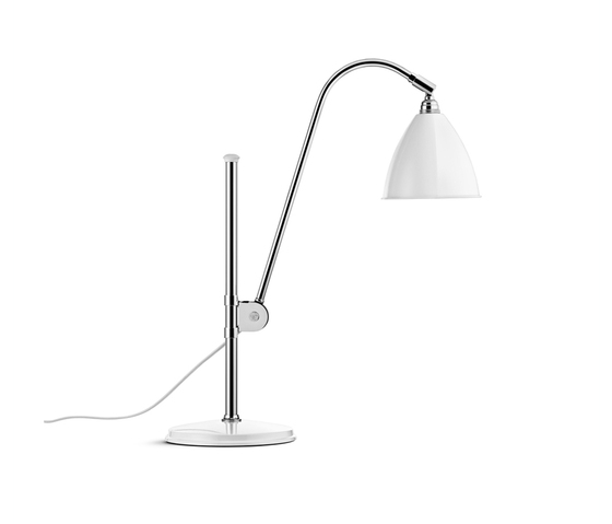 Bestlite BL1 Table lamp | Matt White/Chrome | Table lights | GUBI