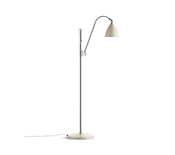 Bestlite BL3 S Floor lamp | Off-White/Chrome | Free-standing lights | GUBI