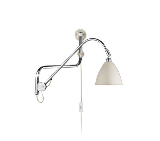 Bestlite BL10 Wall lamp | Off-White/Chrome | Lámparas de pared | GUBI