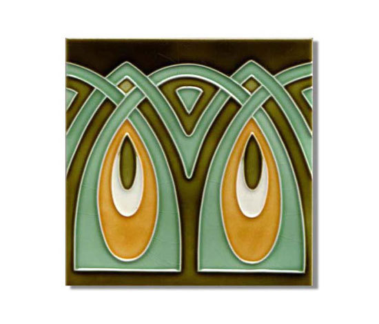 Art Nouveau wall tile F12 | Azulejos de pared | Golem GmbH