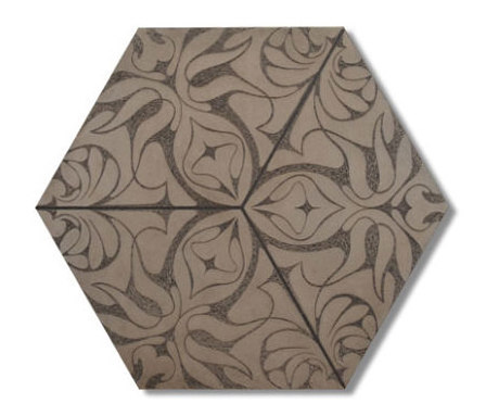Eden hexagon 30x35 | Concrete / cement flooring | Ann Sacks