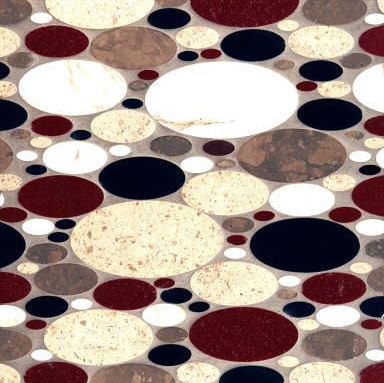 Oval Blend mosaic | Naturstein Mosaike | Ann Sacks