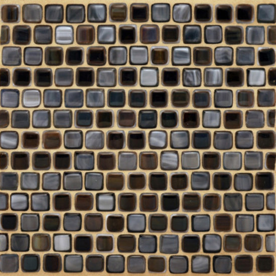Mini quilt squares glass mosaic | Mosaïques verre | Ann Sacks