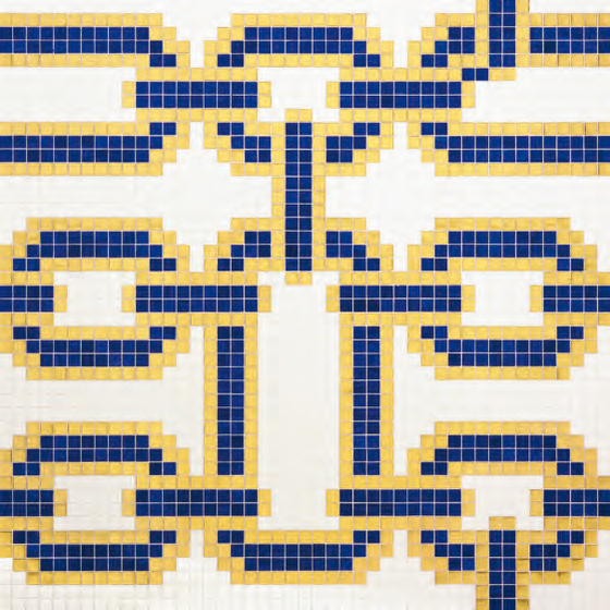 Chains Blue mosaic | Mosaici vetro | Bisazza