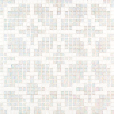 Etoiles Bianco mosaic | Glass mosaics | Bisazza