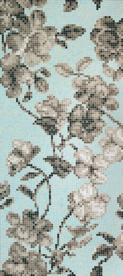 Hanami Azzurro A/B mosaic | Glas Mosaike | Bisazza