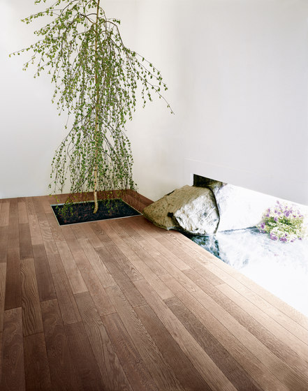 OAK Vulcanino brushed | white oil | Wood flooring | mafi