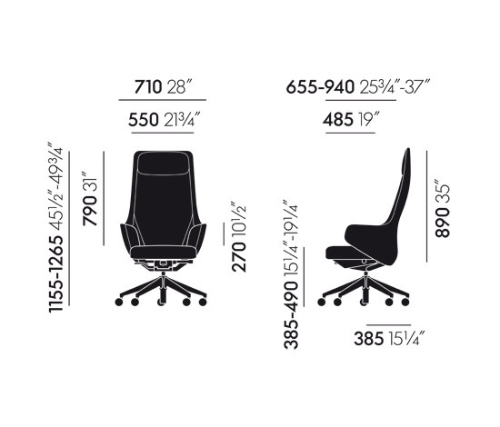 Skape Highback | Office chairs | Vitra