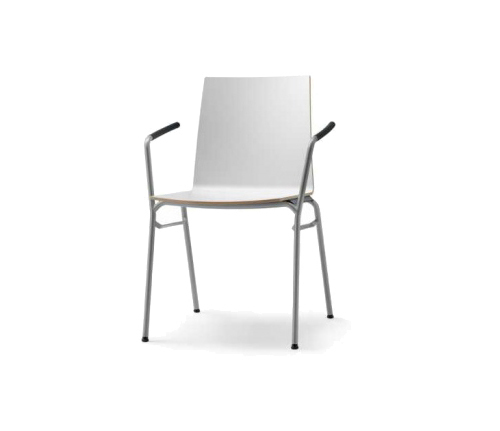 update stacking chair with arms | Sillas | Wiesner-Hager