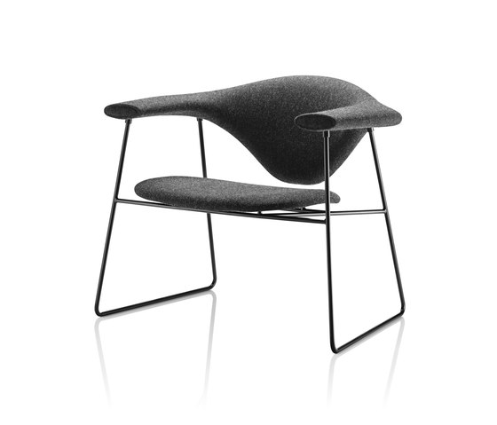 Masculo Sledge Lounge Chair | Armchairs | GUBI
