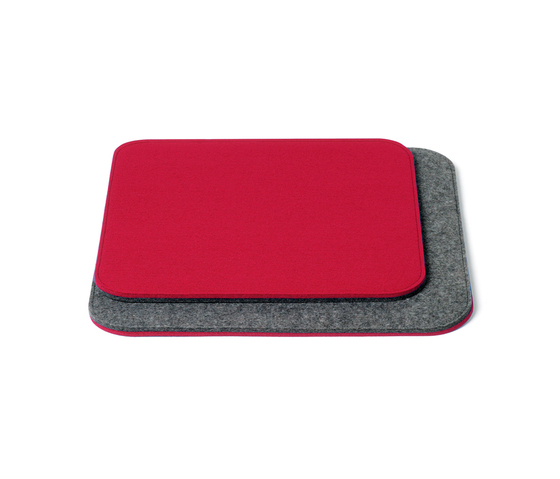 Seat cushion square with rounded corners, double | Cojines para sentarse | HEY-SIGN