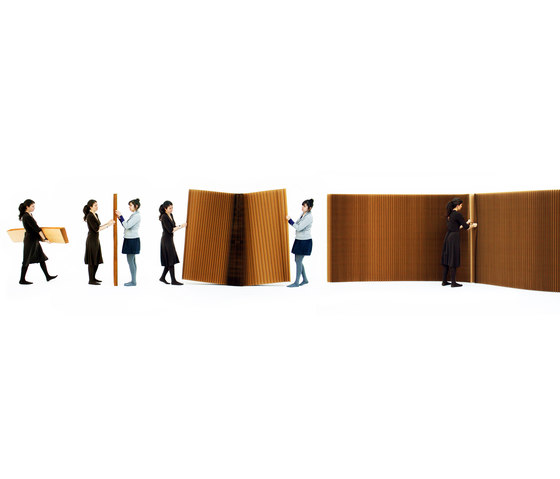 softwall | natural brown paper | Sistemi architettonici | molo