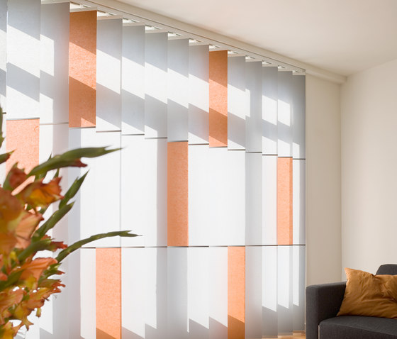 Banners orange | Vertical blinds | Wood & Washi