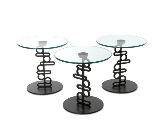 Ken side table, glass tabletop | Beistelltische | Quodes