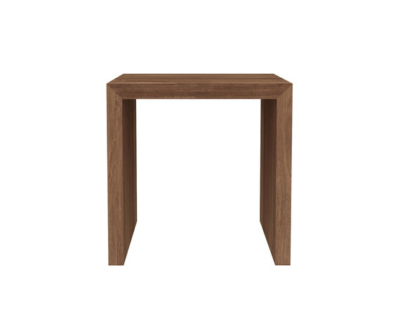 Teak Cube side table open | Tables d'appoint | Ethnicraft