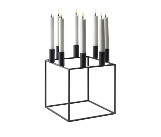 Kubus 8, Black | Candlesticks / Candleholder | Audo Copenhagen