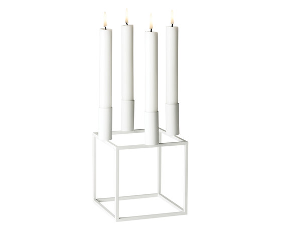 Kubus 4, White | Candlesticks / Candleholder | Audo Copenhagen