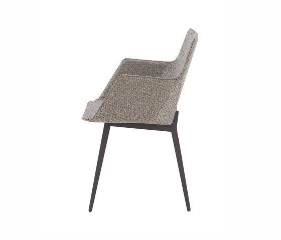 Elsa | Carver Chair Base Anthracite-Stained Beech | Chairs | Ligne Roset