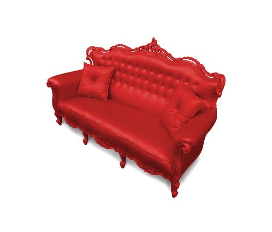 Plastic Fantastic sofa red | Divani | JSPR