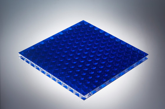 clear-PEP® UV PC color dark blue | Plaques en matières plastiques | Design Composite
