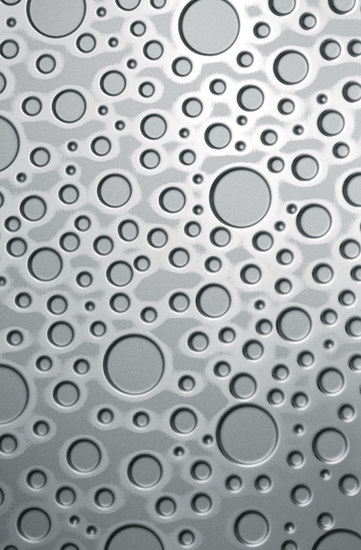 Bubble Silver PF met/Silver | Synthetic panels | SIBU DESIGN