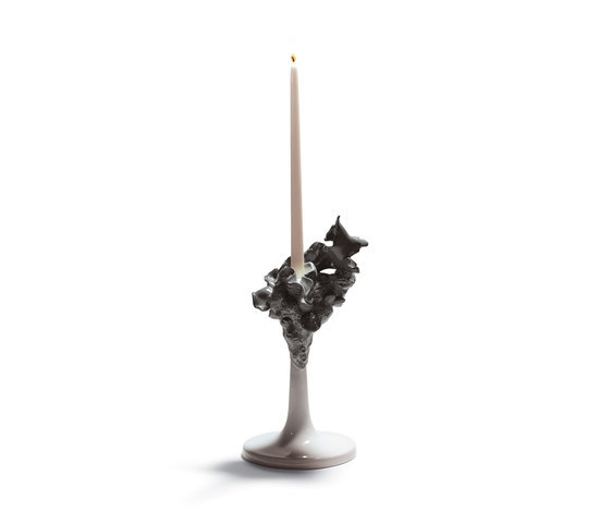 Naturofantastic - Single candleholder (grey) | Kerzenständer / Kerzenhalter | Lladró